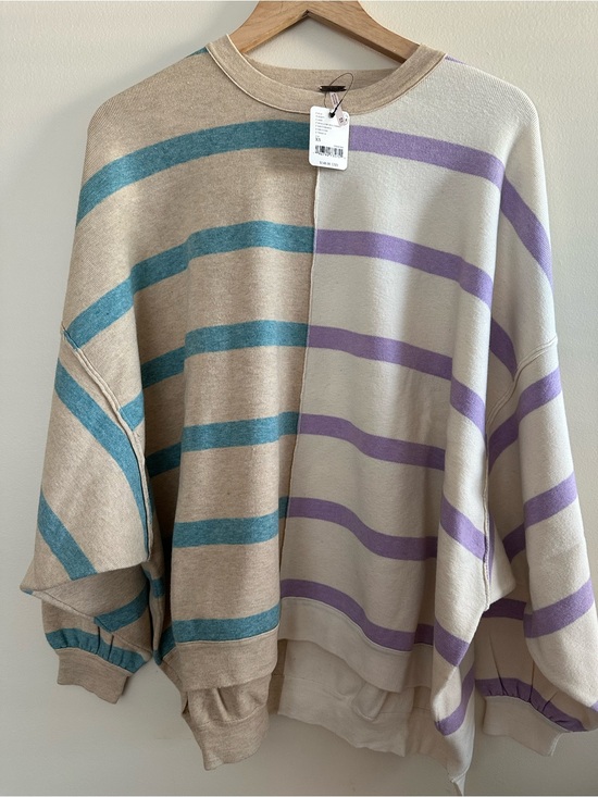 Free People Sweaters - Free people Uptown Stripe Pullover